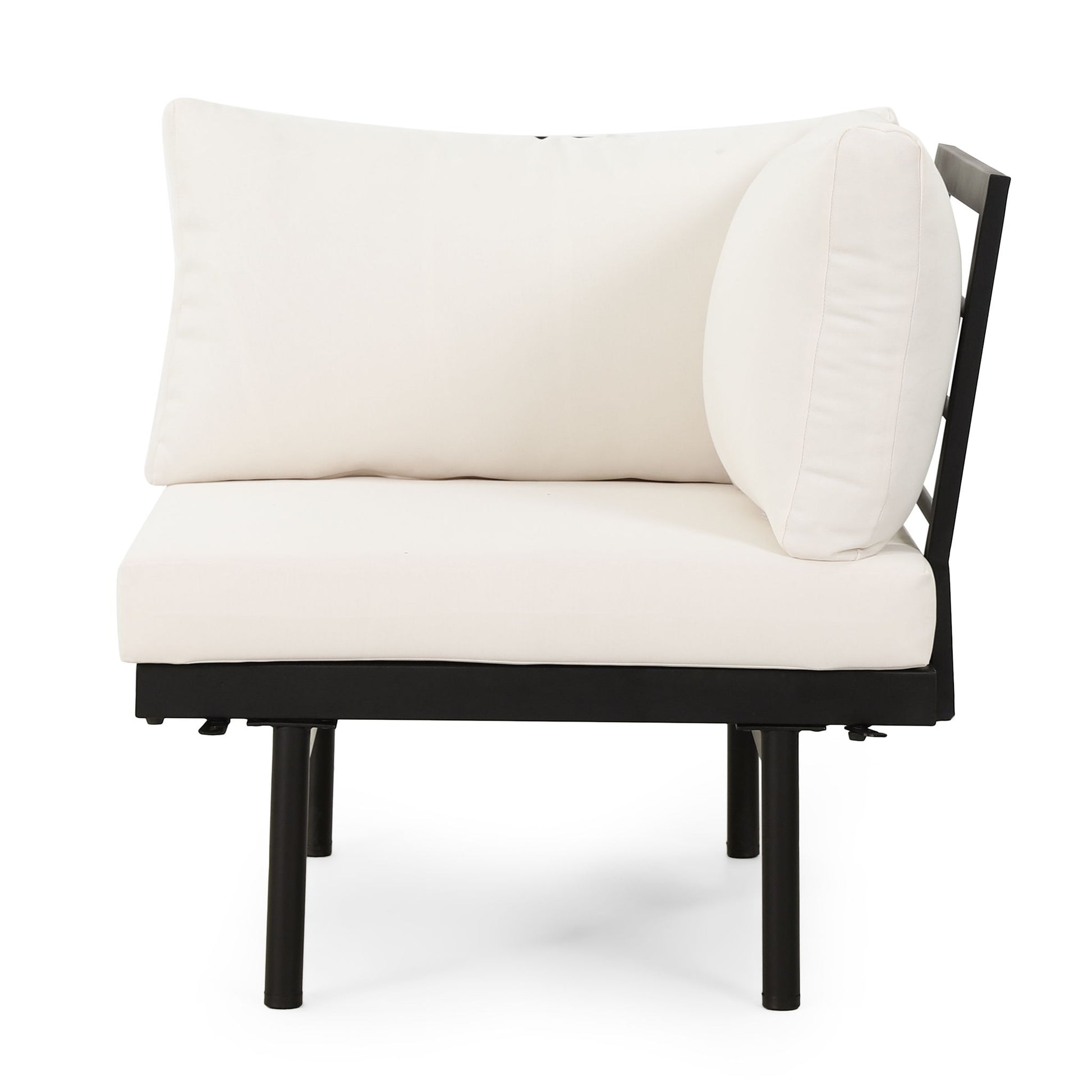 Theo - Sofa Corner, Coffee Table - Cream Noble House