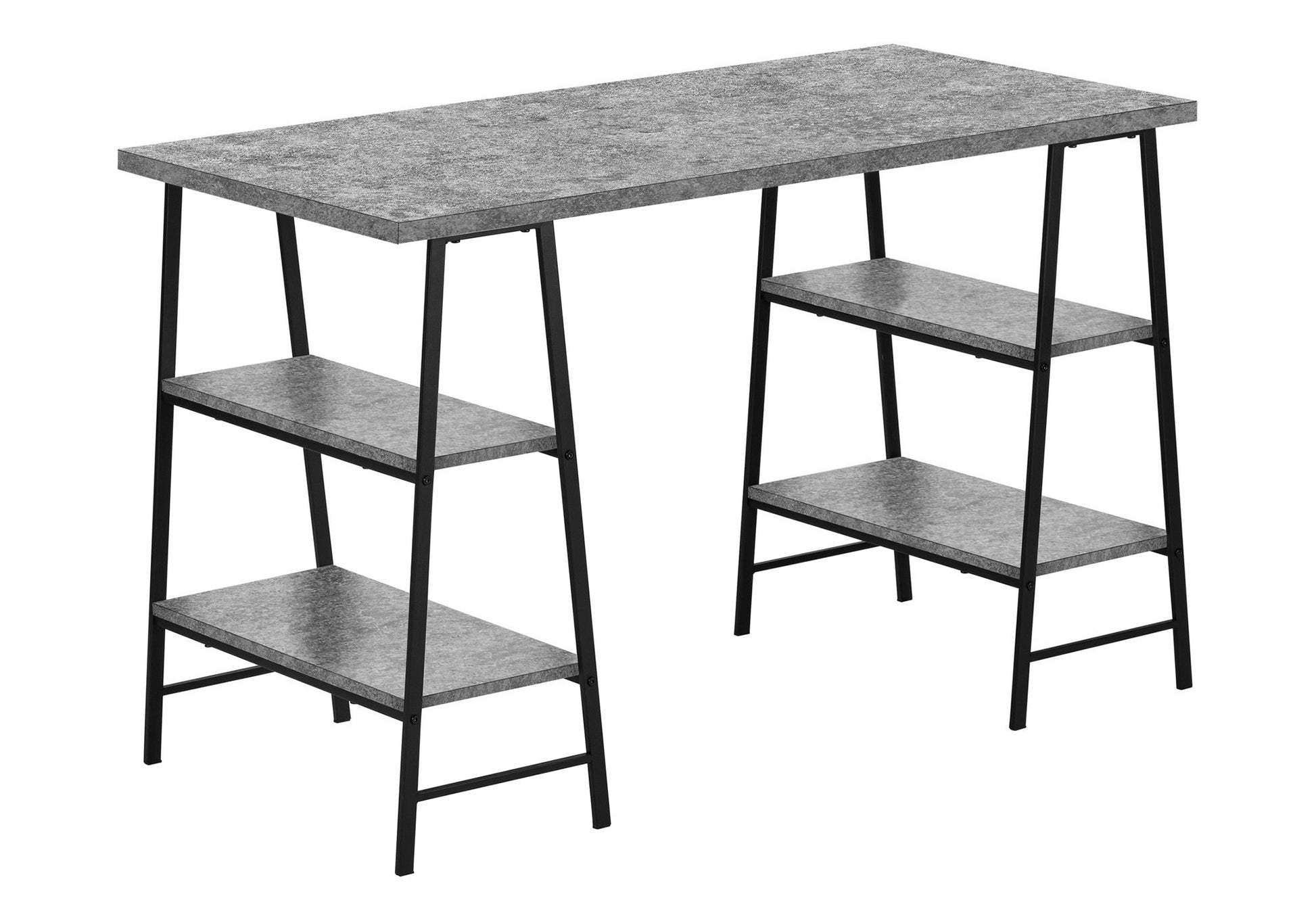 Computer Desk For Home Office, Laptop, Storage Shelves, Contemporary & Modern 8th Street