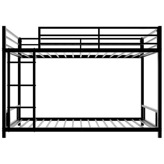 Bunk Bed With Noise Reduction And Safety Guardrail Home Essentials