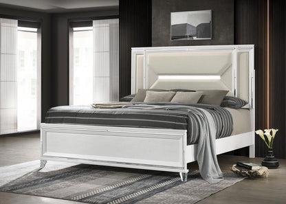 Marmore - Panel Bed LED Headboard Coaster Fine Furniture