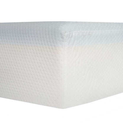 6" Firm Full Size Gel Memory Foam Mattress With Cooling Technology - White Daily Nest