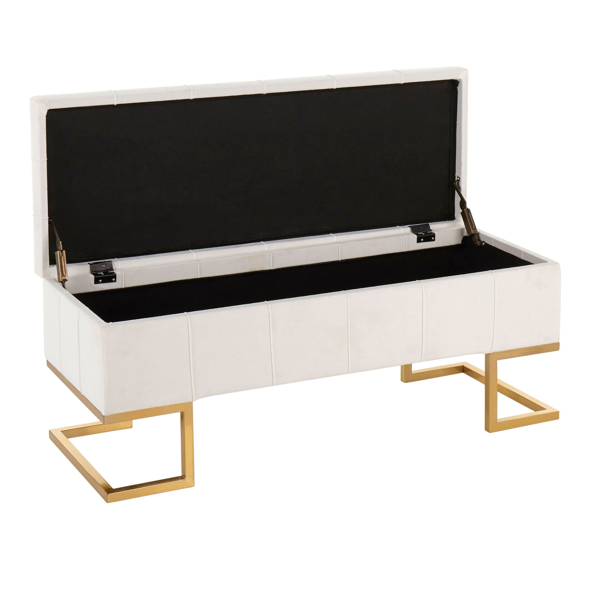 Midas - Contemporary / Glam Storage Bench Lumi Source