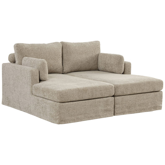 Wide Sofa Bed - Taupe Home Essentials
