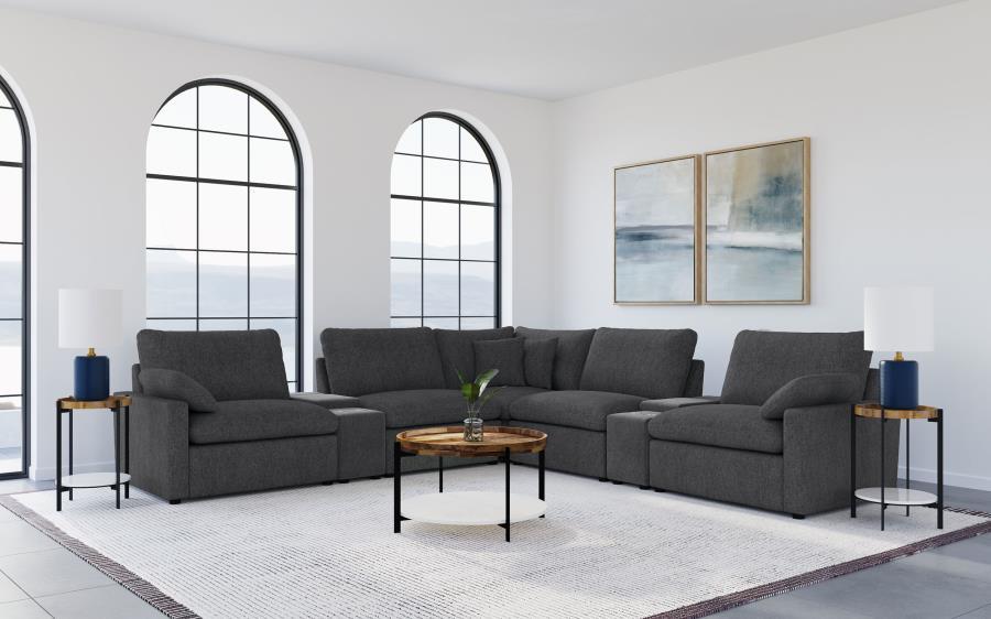 Collins - 7-Piece Modular Power Reclining Sectional Coaster Fine Furniture