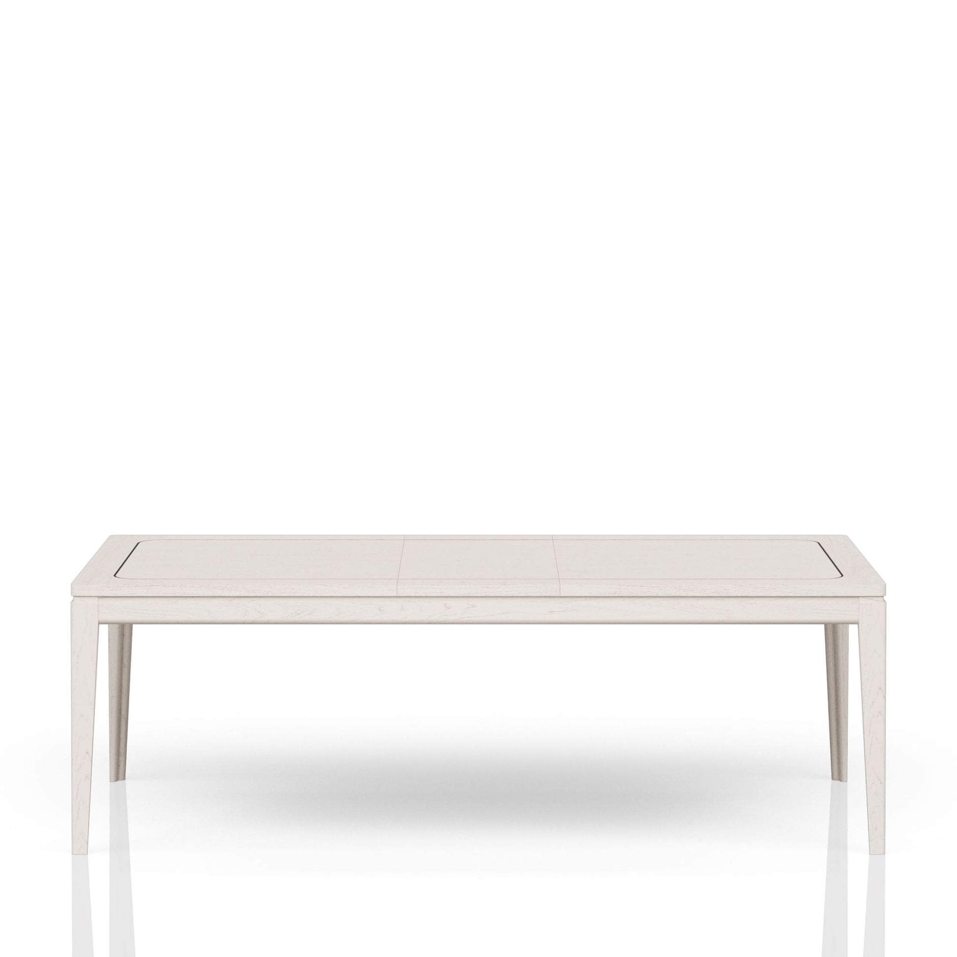 Expandable Dining Table - Vanilla White Bernards Furniture