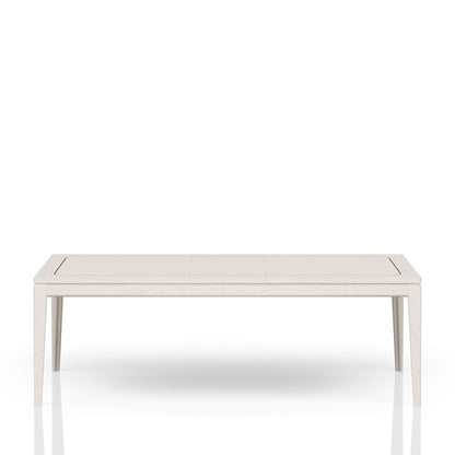Expandable Dining Table - Vanilla White Bernards Furniture