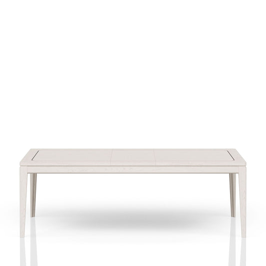 Expandable Dining Table - Vanilla White Bernards Furniture