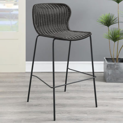 Mckinley - Faux Rattan Metal Chair (Set of 2) CoasterEssence