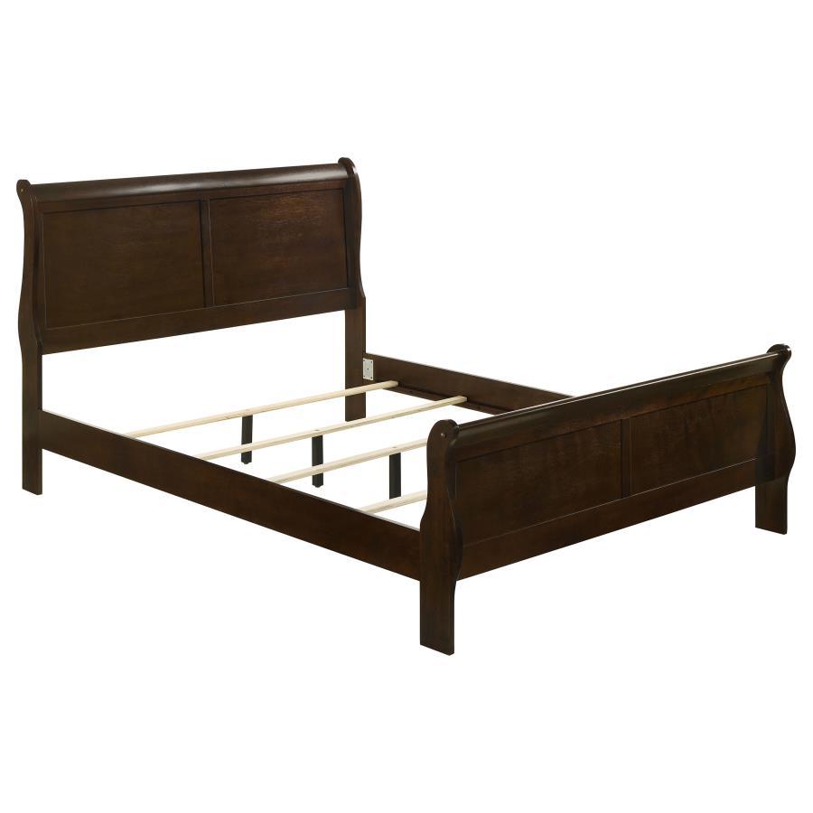 Louis Philippe - Panel Sleigh Bed