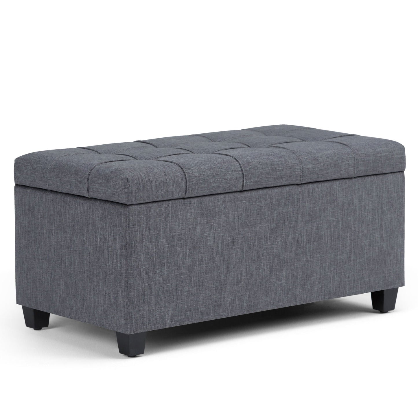 Sienna - Upholstered Storage Ottoman Bench Simpli-Home