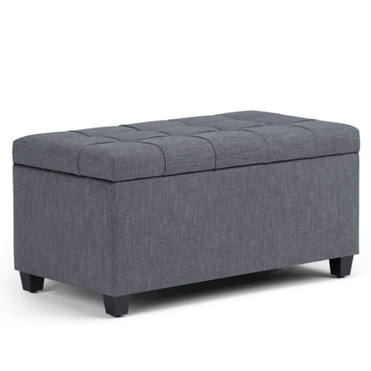 Sienna - Upholstered Storage Ottoman Bench Simpli-Home