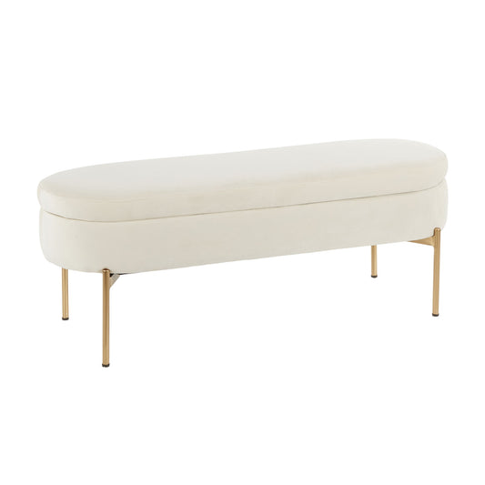Chloe - Contemporary / Glam Bench Lumi Source