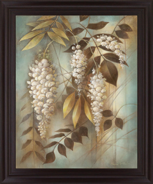 Golden Cascade - 28" x 34" Framed Wall Art Classy Art