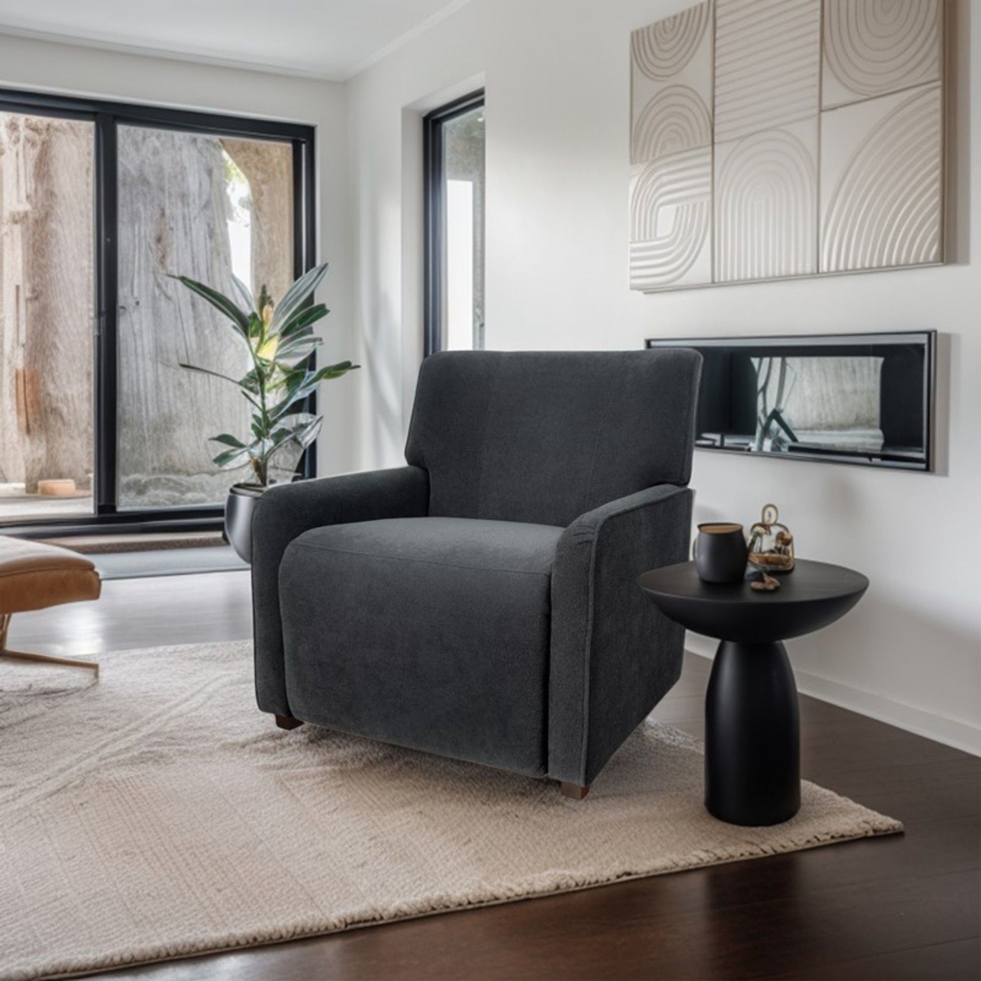 Stylish Recliner Chair - Gray JLA