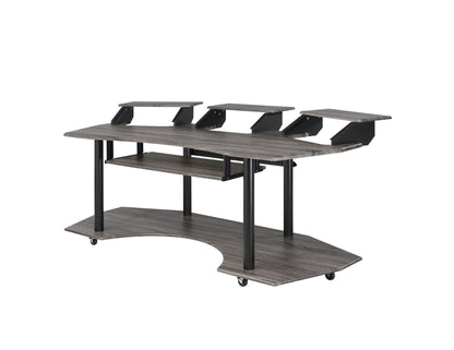 Eleazar - Music Recording Studio Desk - Wood Acme