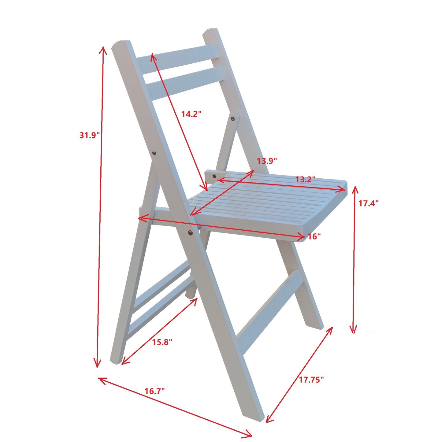 Folding Special Event Chair (Set of 4) Home Essentials