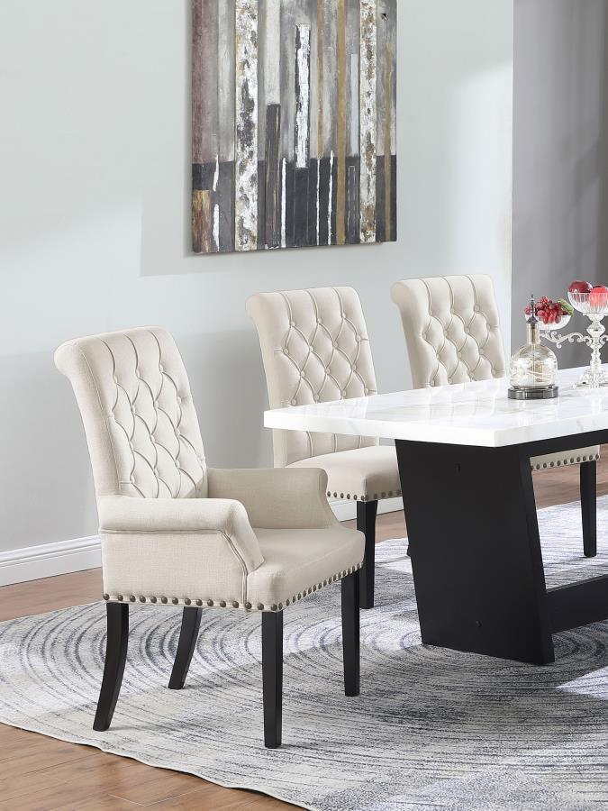 Alana - Upholstered Dining Arm Chair CoasterElevations