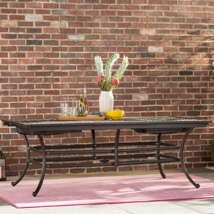 Rectangle Extension Table - Dark Lava Bronze Home Essentials