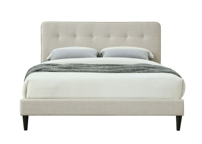 Upholstered Bed Compact With USB Bernards Furniture