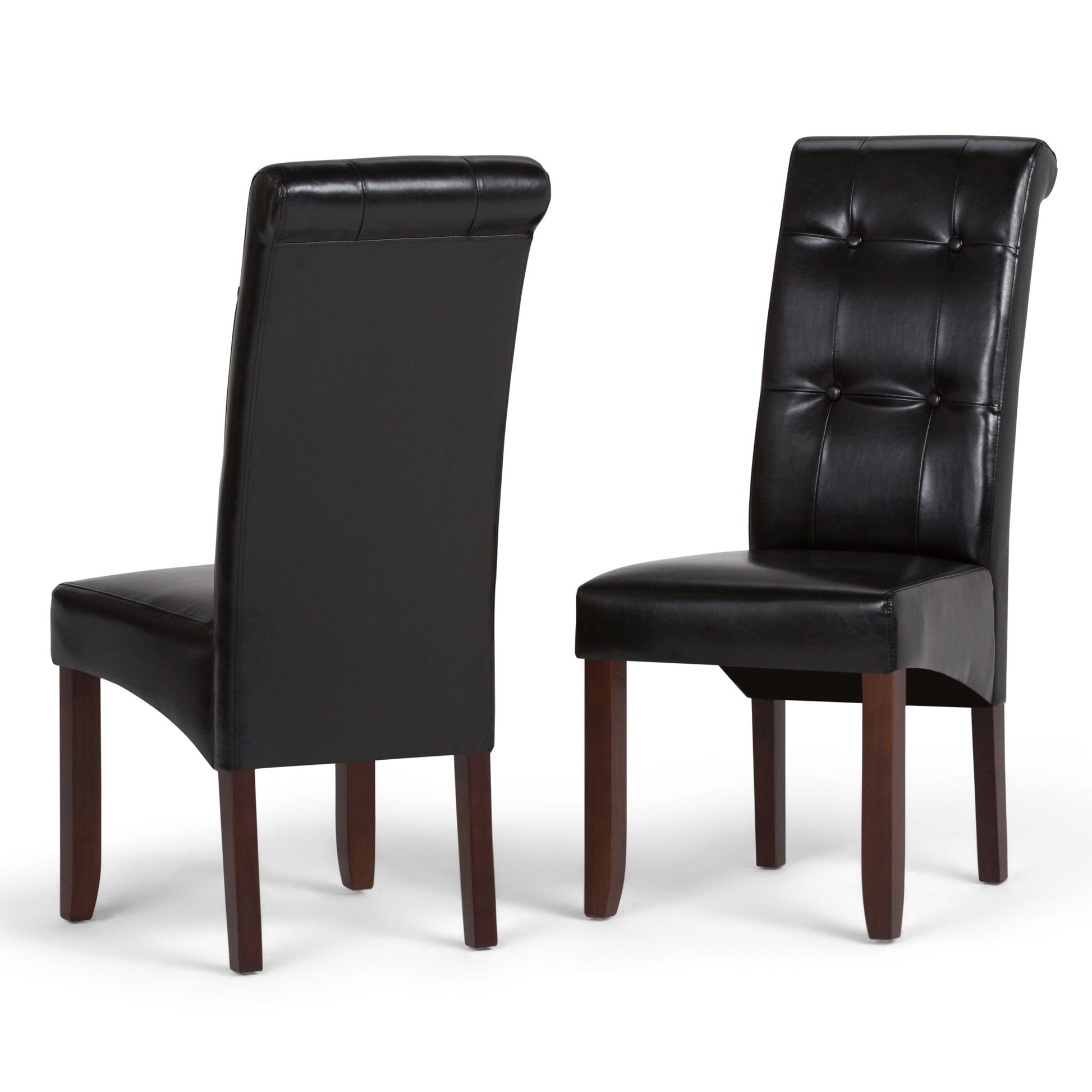 Cosmopolitan - Deluxe Tufted Parson Upholstered Chair (Set of 2) Simpli-Home