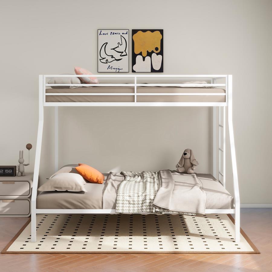 Alevera - Metal Bunk Bed With Ladder Coaster Fine Furniture