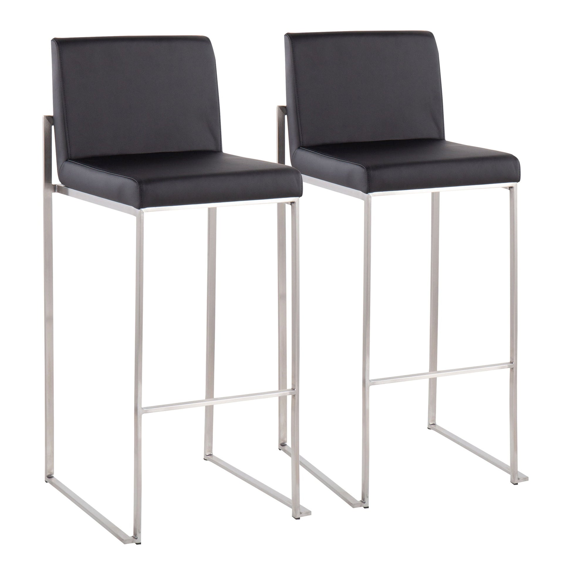 Fuji - Contemporary And Modern Elegance High Back Barstool Lumi Source
