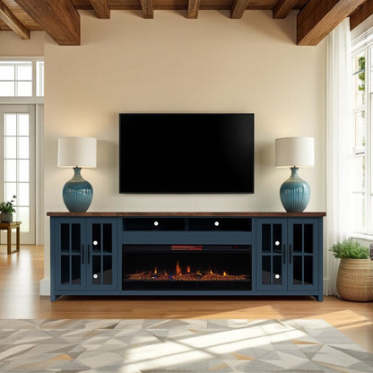 Nantucket - 74" Fireplace TV Stand Console Legends