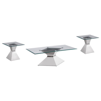 Jenny - Rectangular Coffee Table Set Coaster Fine Furniture