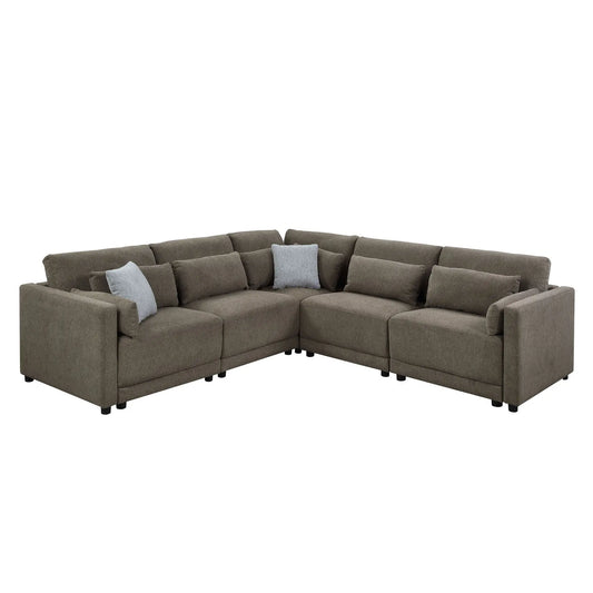 Rylie - Modular Sectional Sofa With Toss Pillows Acme