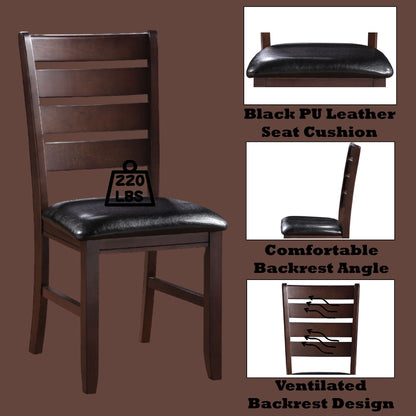 Urbana - Synthetic Leather Side Chair (Set of 2) Acme