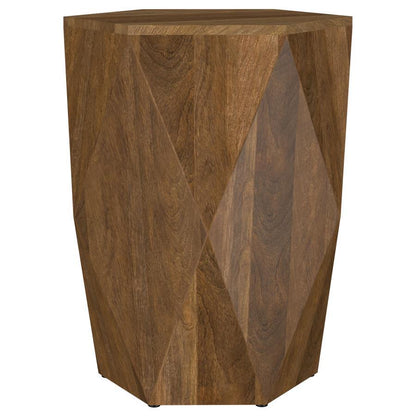 Zalika - Hexagonal Solid Mango Wood Table Coaster Fine Furniture