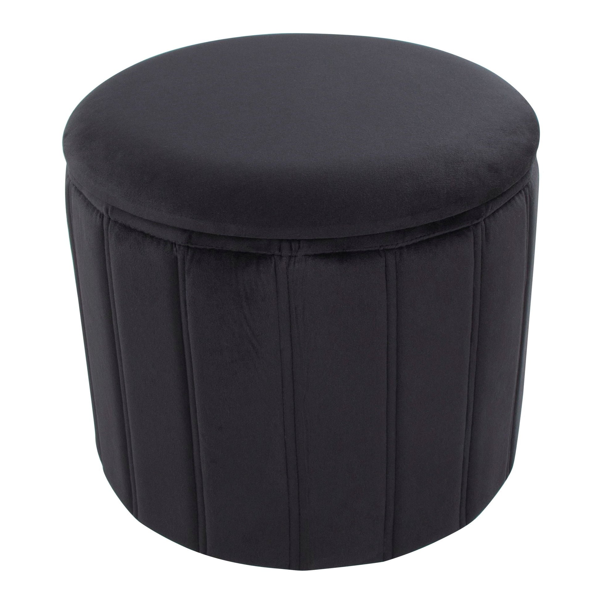 Lindsey - Contemporary / Glam Folding Storage Ottoman Lumi Source