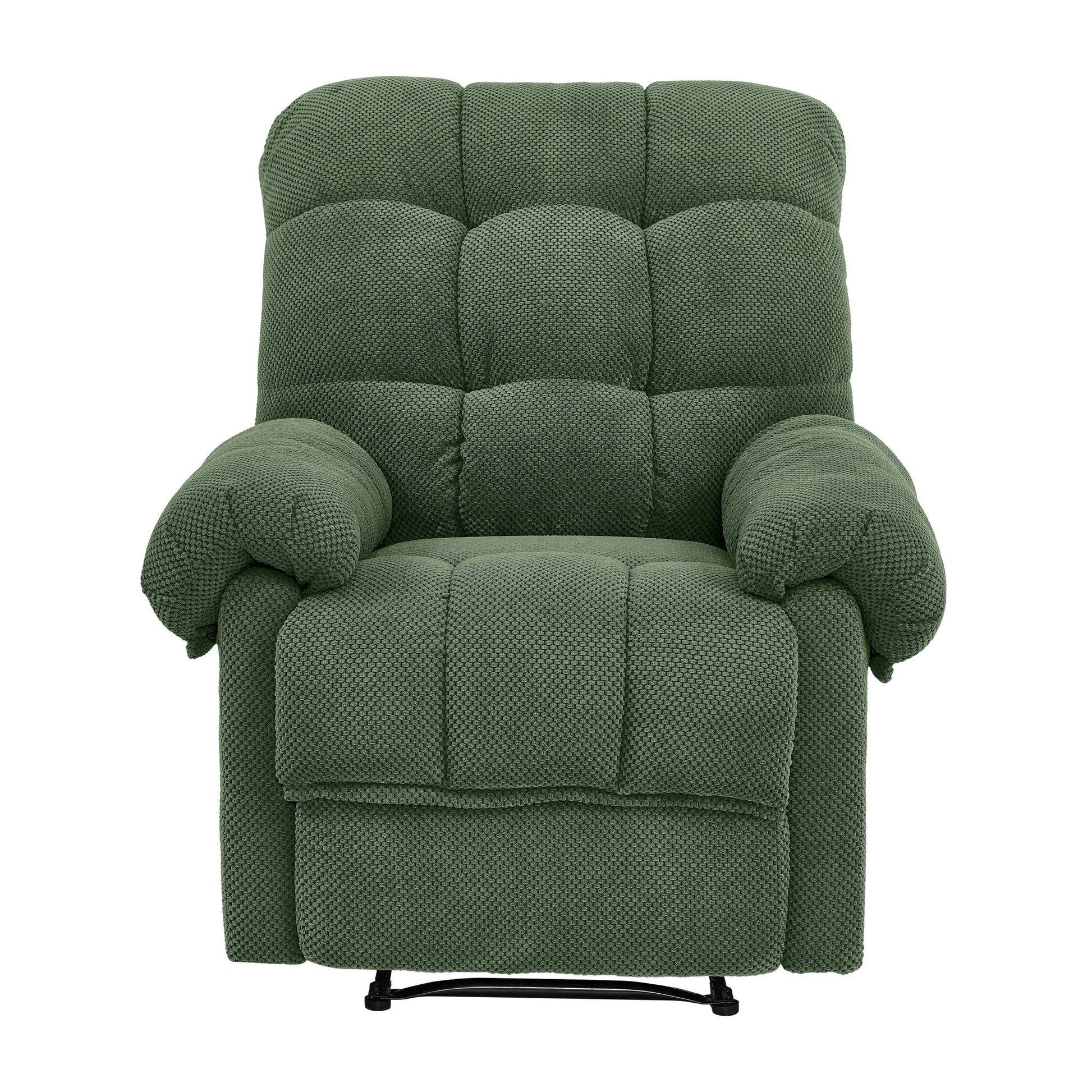Manual Recliner, Padded Footrest Home Essentials
