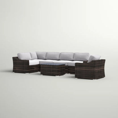 Stylish Sofa Seating Group With Cushions Perfect For Outdoor Gatherings LSI Patio Furniture