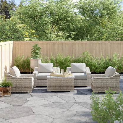 Stylish Sofa Seating Group With Cushions Perfect For Outdoor Gatherings LSI Patio Furniture