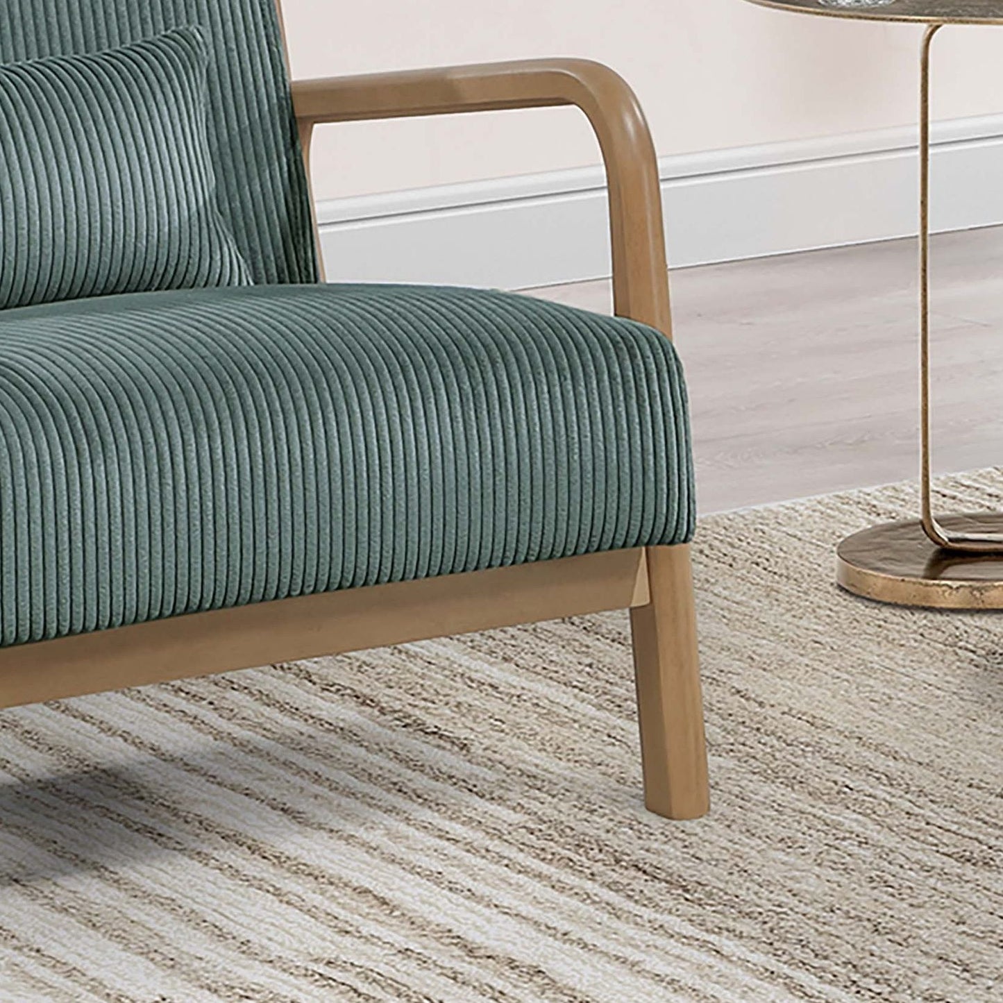 Accent Chair With Plush Cushion Home Essentials