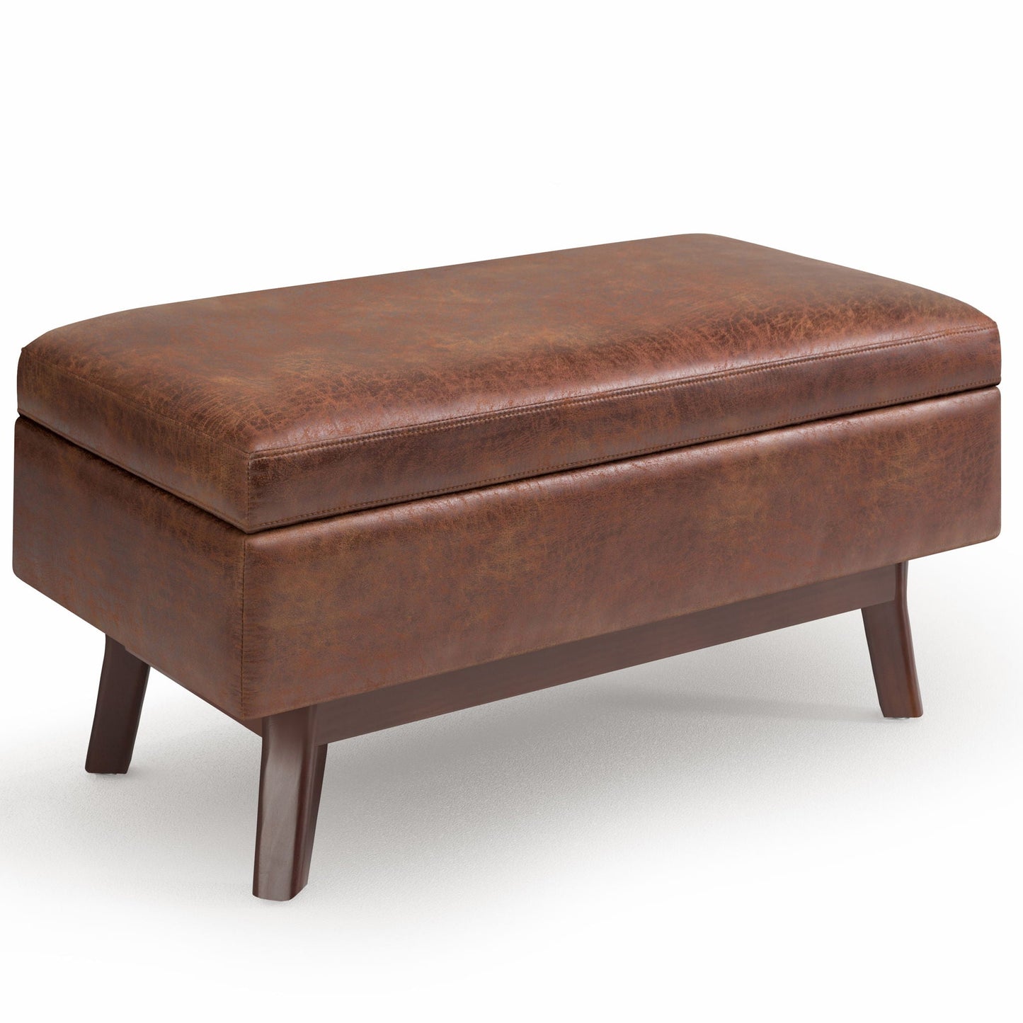 Owen - Upholstered Rectangular Storage Ottoman Simpli-Home