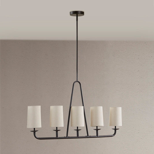 Serenitie - 5 Light Linear Chandelier - Bronze