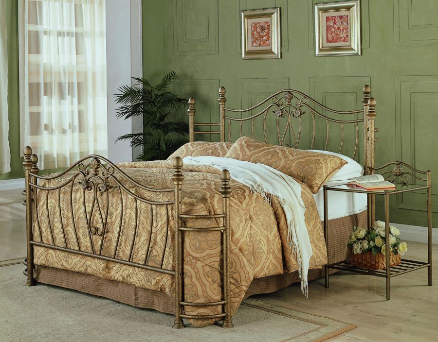 Sydney - Metal Open Frame Bed CoasterEssence