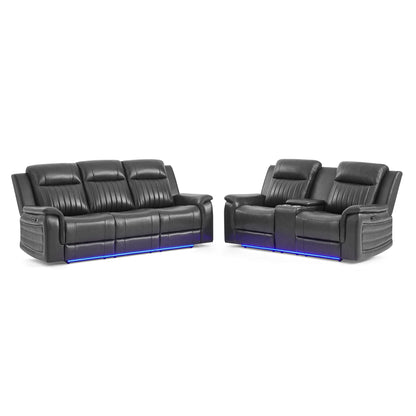 Ian - Set With Power Reclining Global Furniture USA