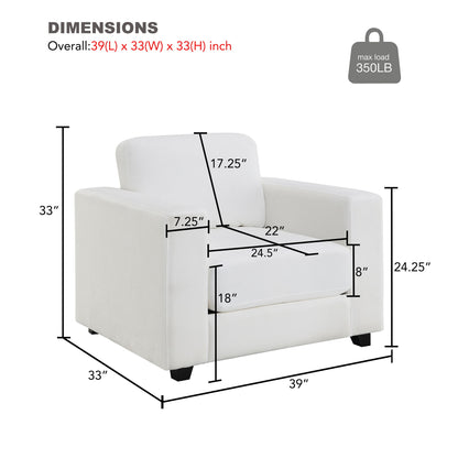 Oversized Accent Chair With Widen Arm For Living Room Home Essentials