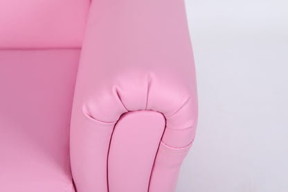 Kids Club Chair Sofa / Sectional And Ottoman - Pink Home Essentials