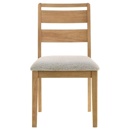 Duncan - Ladder Back Dining Side Chair (Set of 2) - Washed Oak Coaster Fine Furniture