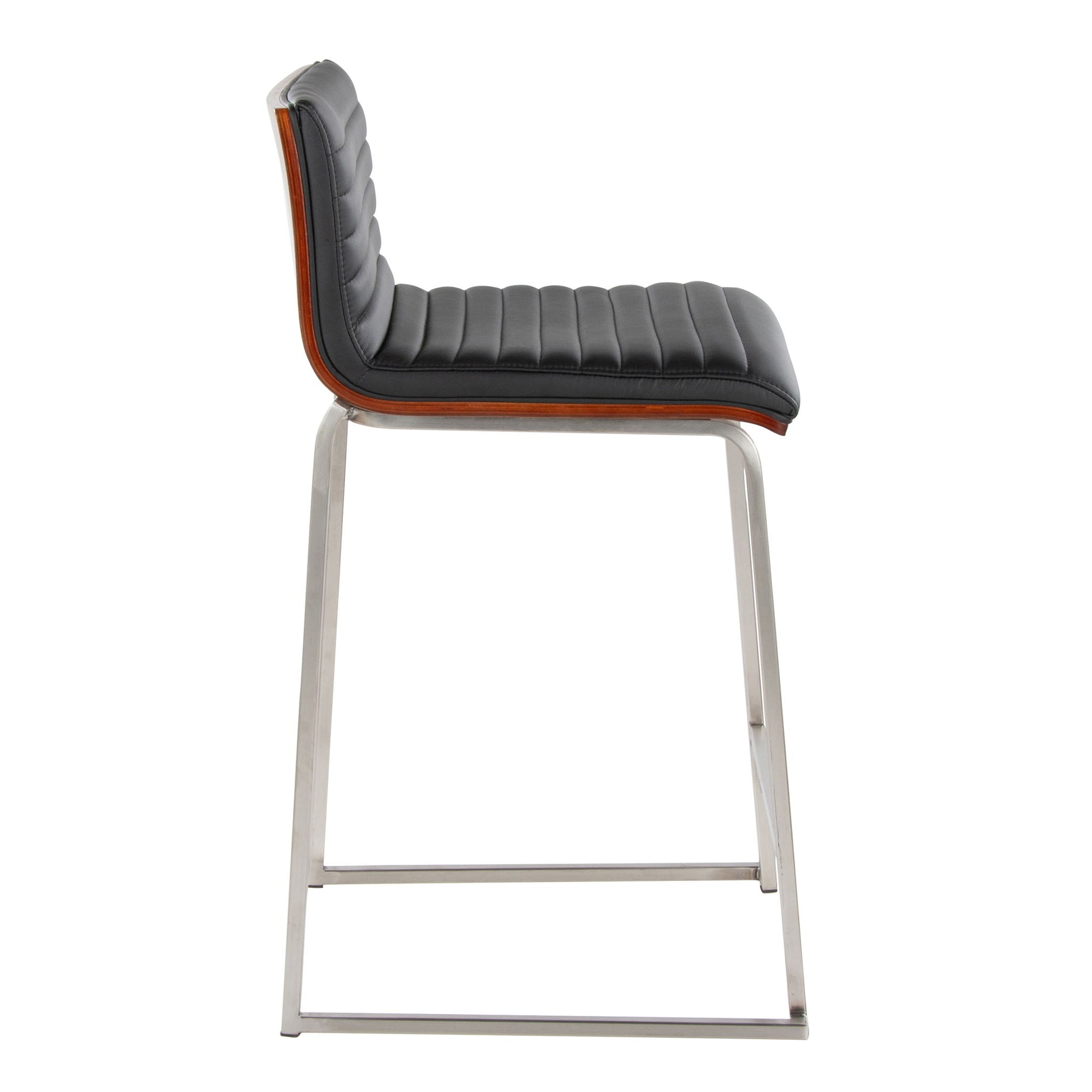 Mason Mara - Contemporary Fixed Height Counter Stool (Set of 2) Lumi Source