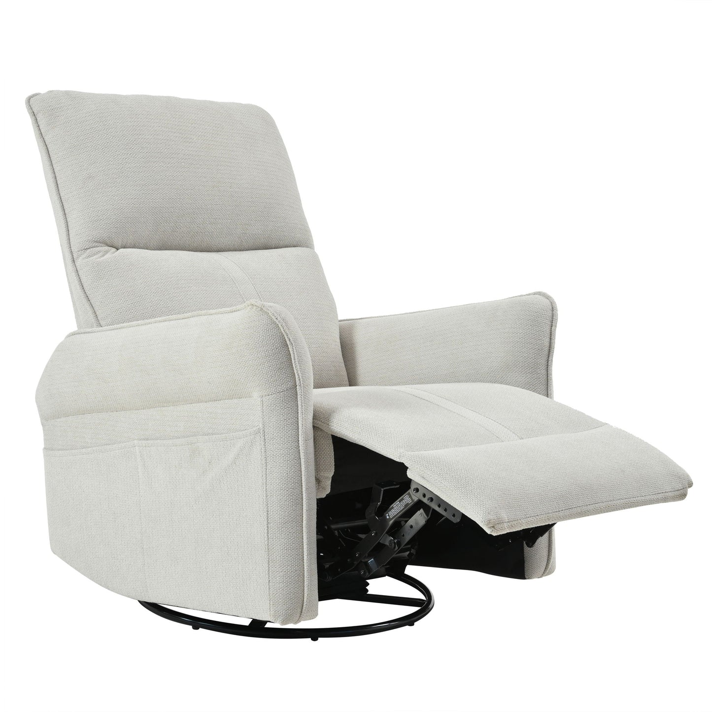 270° Power Swivel Rocker Glider Recliner Chair With USB Ports Home Essentials