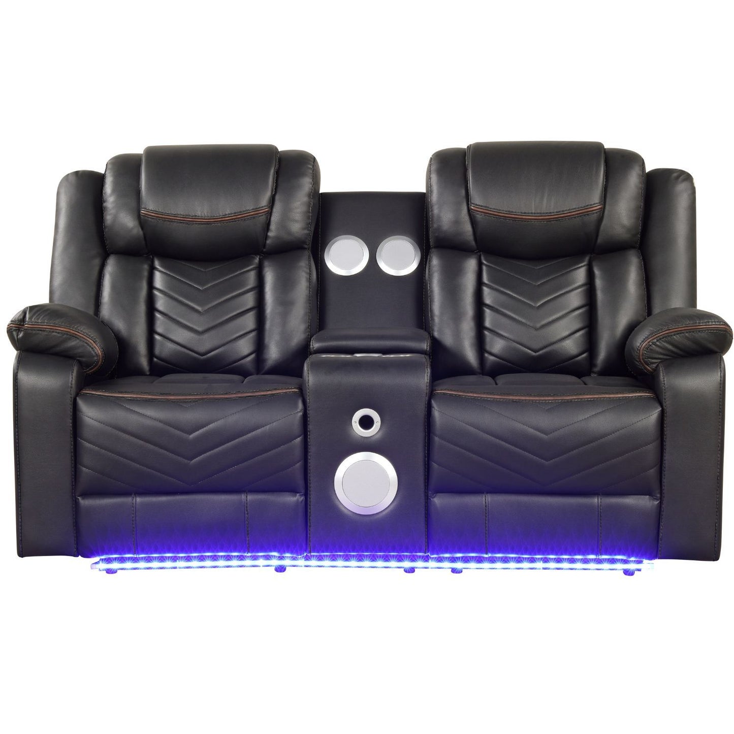 Challenger - LED Power Recliner Loveseat Matrix Furniture Group