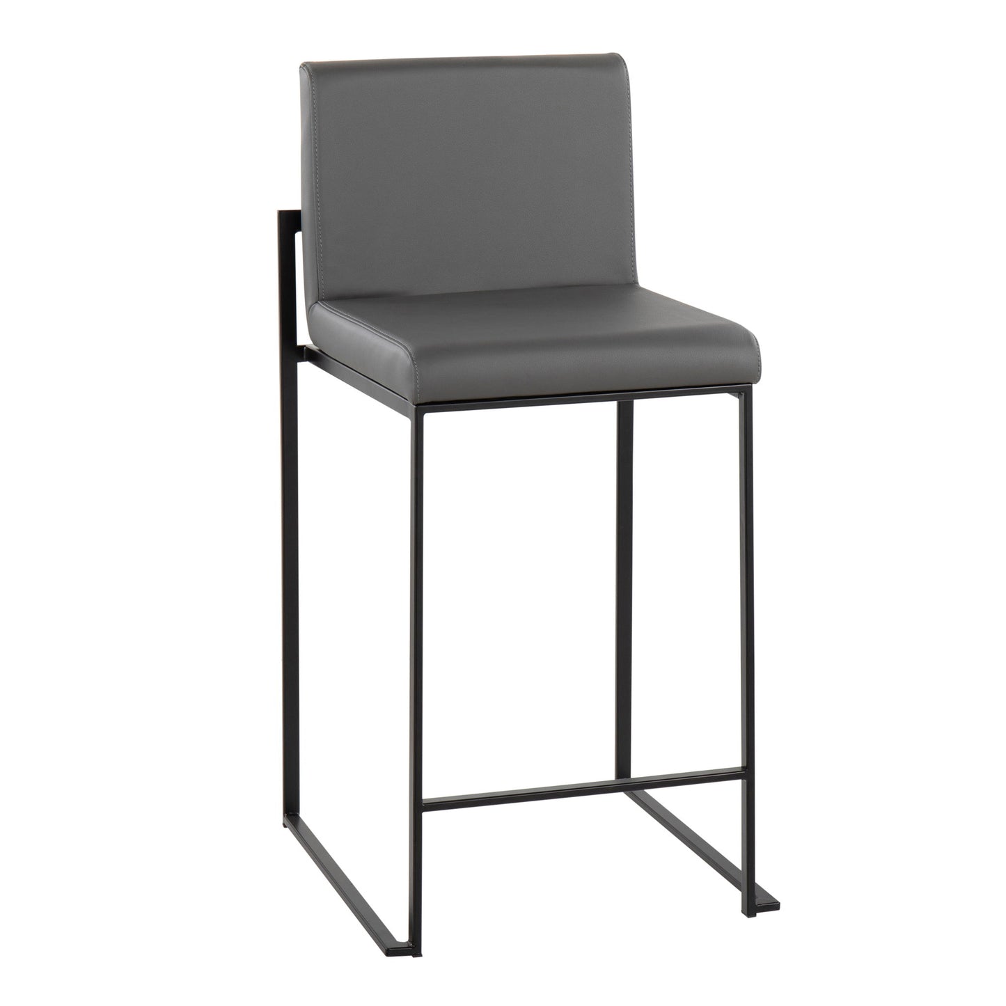 Fuji - Contemporary Modern Elegance, High Back Counter Stool Lumi Source