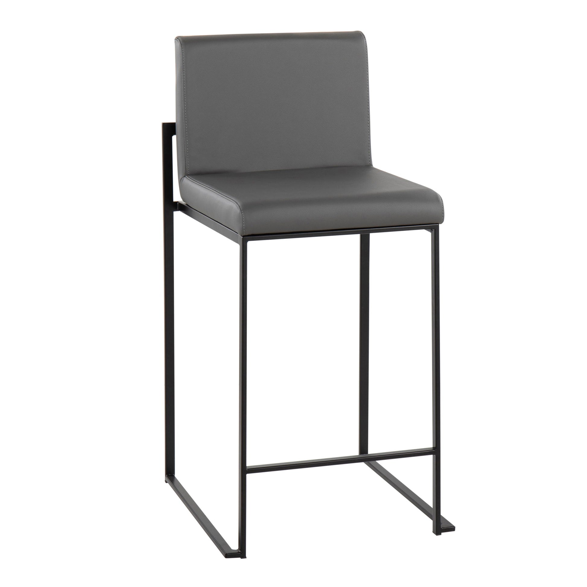 Fuji - Contemporary Modern Elegance, High Back Counter Stool Lumi Source