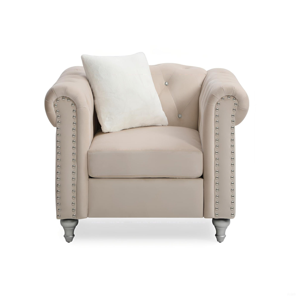 Single Seater Armchair - Beige Glory Furniture