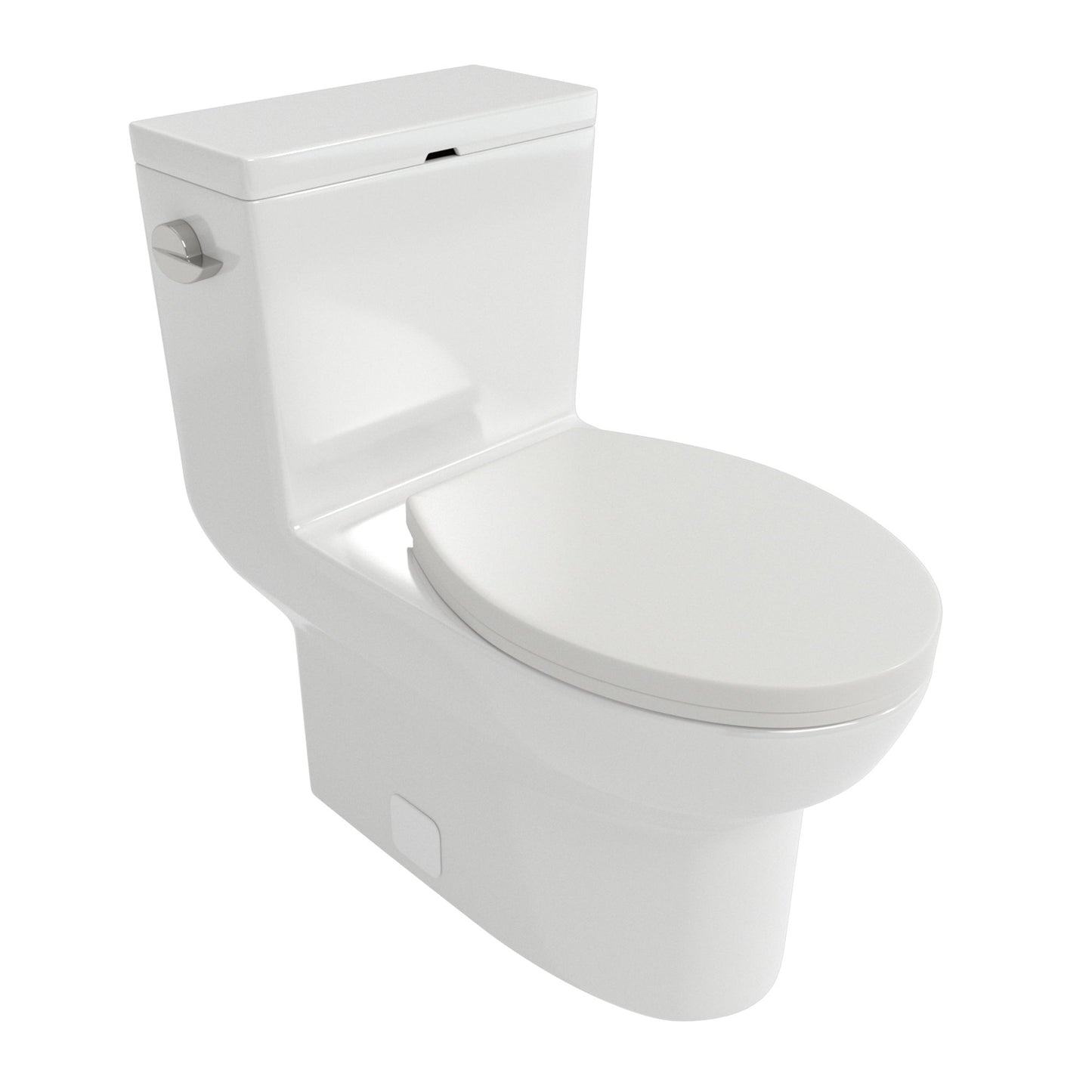 1 Piece Toilet & Soft Closing Seat - White Daily Nest